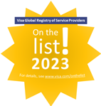 On the 2023 list of Visa Global Registry of Service Providers